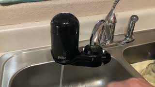 PUR PLUS Faucet Mount Water Filtration System Review, Great Filtered Water! Easy to Install and Use!