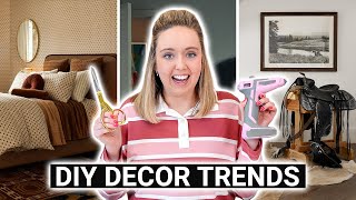 DIYing 2025 interior design trends *RENTER-FRIENDLY* ✨