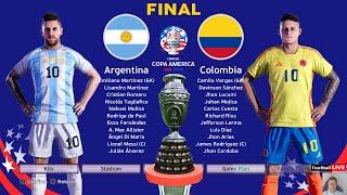 Argentina Vs Colombia Final Copa America 2024 Full Match Penalty