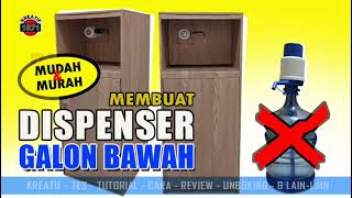 Membuat Dispenser galon bawah, dari kayu