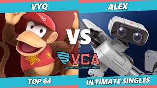 VCA 2021 Top 64 - vyQ (Diddy Kong) Vs. AleX (ROB) SSBU Ultimate Tournament