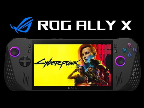 Cyberpunk 2077 ROG ALLY X Ultra Ray Tracing Overdrive 8G VRAM