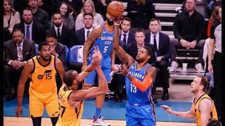 Paul George Hits CRAZY GAME-WINNER in Double OT to Beat Jazz | Thunder vs. Jazz | 2.22.2019