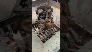 Double Shaft Shredder Vs Scrap Engine