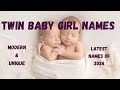 Twin Baby Girl Names || Hindu Names || Latest names of 2024 #twinbabygirl #babynames