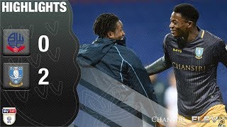 Bolton Wanderers 0 Sheffield Wednesday 2 | Extended highlights | 2018/19