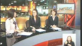 24APR11 THAILAND ; 3of3 ; Breaking News at Noon ; Thai PBS