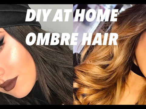 DIY AT HOME|DARK TO OMBRE HAIR DIY AT HOME|DARK TO OMBRE HAIR