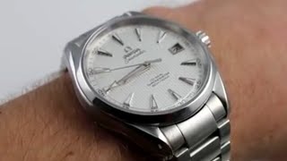 Omega Seamaster Aqua Terra 150M 231.10.42.21.02.00 Luxury Watch Review