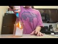 chemical change burning paper in glass jar