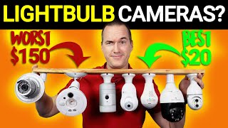 Should you buy a lightbulb security camera? I tested 10 cameras from Amazon from $20-$150.