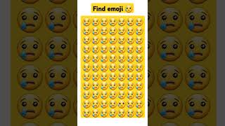 find emoji 😥 #emojichallengequiz  #viral #findemoji#viralshorts #99%fail