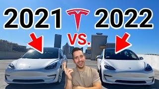 Tesla Model 3 2021 vs 2022 (NEW Features)