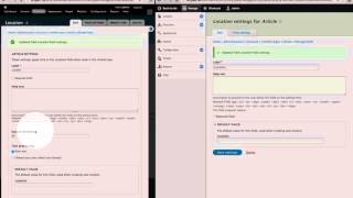 31. Comparing the workflow for adding and editing fields in Drupal 7 and Drupal 8