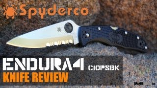 Spyderco Endura4 C10PSBK Knife Review | OsoGrandeKnives