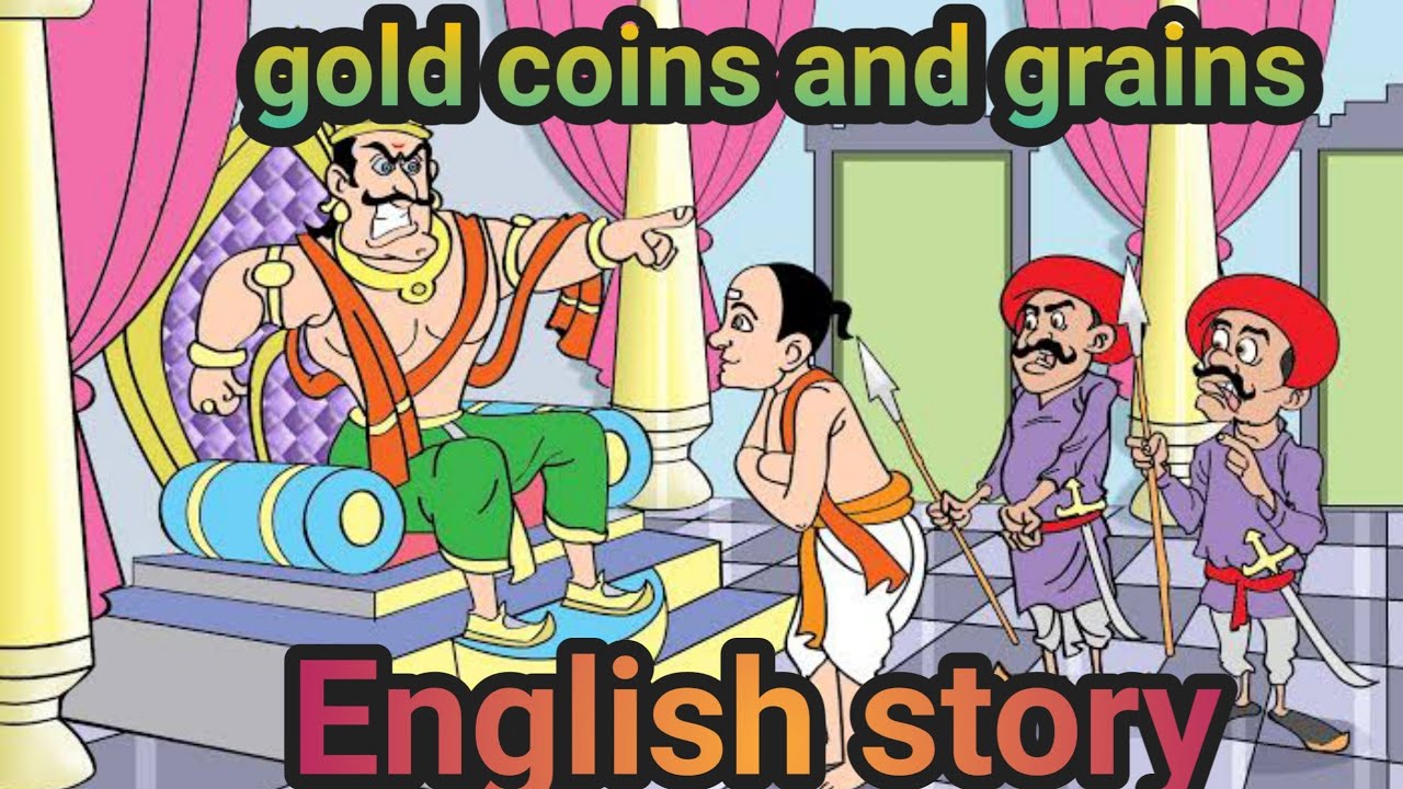 Thousand Gold Coins And A Handful Grain#englishstory #englishtohindi # ...