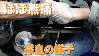 【医療】採血の様子　トアロードクリニック【採血チューブ】