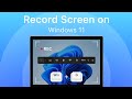 How to Screen Record with Audio on Windows 11 or 10 PC 🤯Best Screen Recorder for PC & Laptop in 2024