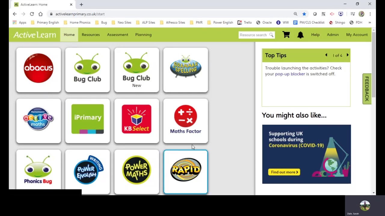 Activelearn Primary Classroom Support Youtube