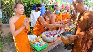 อนุโมทนาบุญทุกท่านที่ร่วมกันทำบุญตักบาตร(วันสุดท้ายของ)งานปริวาสกรรมวัดอำนาจ อ.ลืออำนาจ จ.อำนาจเจริญ