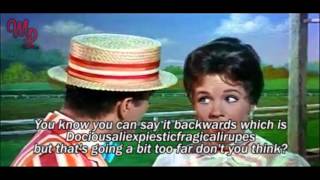 Mary Poppins (1964) - "Supercalifragilisticexpialidocious" - Video/Lyrics