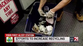 City working to increase recycling, reduce material contaminations in Fort Wayne