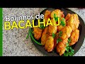 Bolinhos/Pastéis de Bacalhau Português | Fácil e Crocante