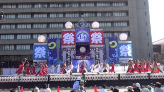 「よさこい炎舞連　神陽～sin～」　安濃津よさこい2012　お城西公園