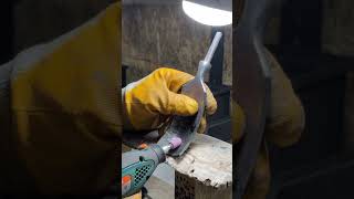 Handcrafting the carving gouge #craft #chisel #woodcarvingtools #handcraft