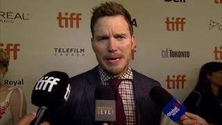 The Magnificent Seven: Chris Pratt "Faraday" TIFF Movie Premiere Interview | ScreenSlam