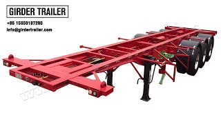 QINGDAO SHIYUN TRAILER CO.,LTD-Skeleton container trailer