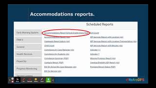 ECATS Reports 1 (accommodations and contacts)