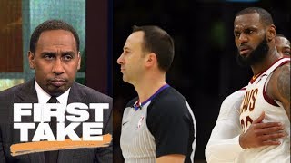 Stephen A. Smith says LeBron James deserved to be ejected | First Take | ESPN