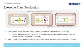 Stem cell derived exosome production in stirred-tank bioreactors