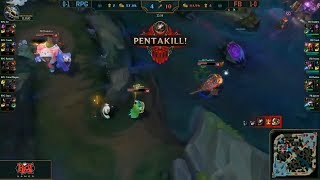 3v5 Pentakill Worlds 2017 Play in RP vs FB