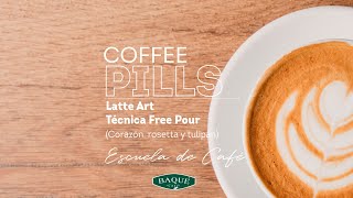 Latte Art, Técnica Free Pour