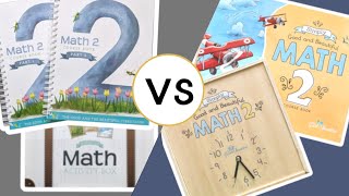 TGTB DISCONTINUED MATH vs SIMPLY GOOD AND BEAUTIFUL MATH 2 || The Good and the Beautiful comparison