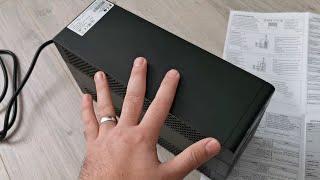 Eaton 5E 850i USB DIN Essential UPS 850VA 480W - review and low load test (router UPS)