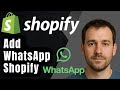 How to Integrate WhatsApp with Shopify (2025 Step-by-Step Tutorial for Beginners)