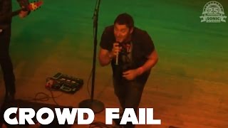 Crush 40 - Crowd Participation FAIL (Guy screams in mic) Sonic 25th Livestream Party