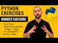 Python Exercise | Beginner Level | Making a Guessing Game in Python With Challenges for Application