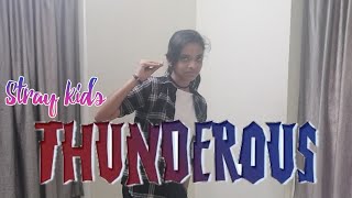 (INDIA🇮🇳)STRAY KIDS THUNDEROUS DANCE COVER || CHIKU BUKU