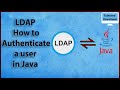 13. LDAP Java  : How to authenticate a user in Java