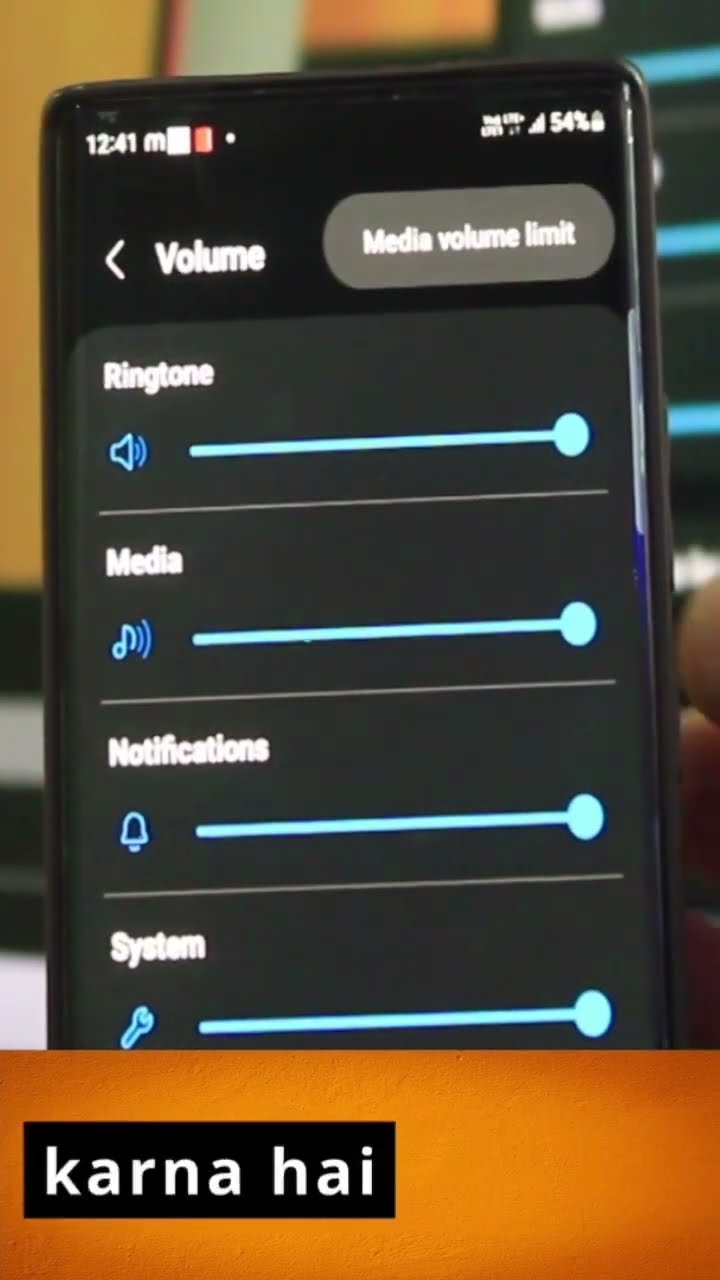 Android volume limit