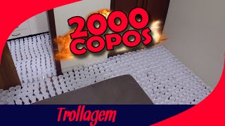 TROLLEI MINHA MÃE COM 2000 COPOS E OLHA O QUE DEU!