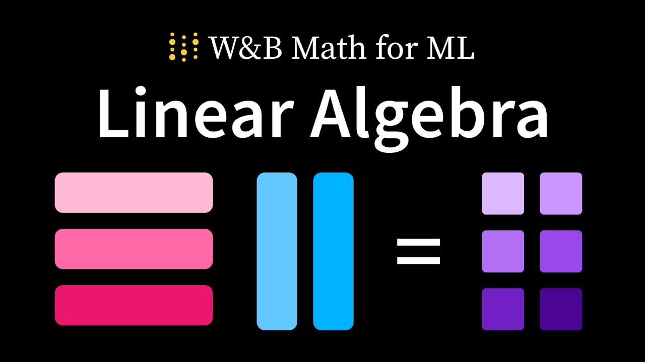 Linear Algebra - Math For Machine Learning - YouTube