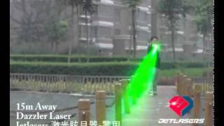 Self-Protection with 300MW Green Laser Dazzlers