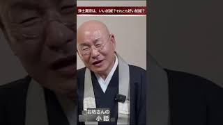 法話「浄土真宗は、いい加減？それとも好い加減？」真宗大谷派僧侶 高科 修 師20240816#shorts