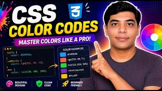 CSS Color Codes Explained | HEX, RGB, HSL Tutorial 🎨