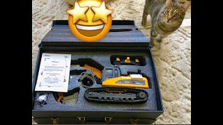 POWERFUL RC EXCAVATOR! Unboxing and Review Top Race RC Excavator DIGGING ACTION INCLUDED 🤩👍🏽